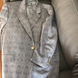 Versace men’s snake print dress jacket